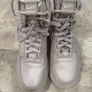 Nike Air Force 1 High Utility 2.0 Fossil Stone Pearl Women’s Sz 8